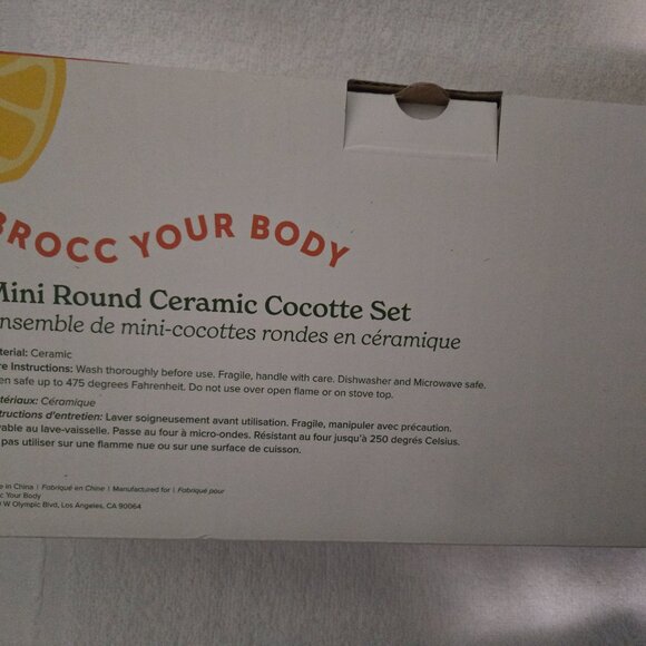 Brocc your body Mini Ceramic Cocotte set - Picture 3 of 4